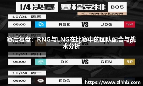 赛后复盘：RNG与LNG在比赛中的团队配合与战术分析