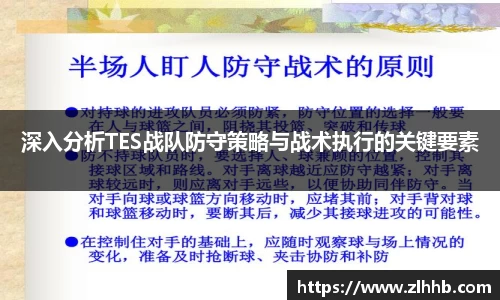 深入分析TES战队防守策略与战术执行的关键要素
